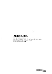 Alinco DX-801 VHF UHF FM Radio Owners Manual page 36