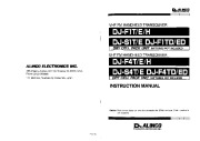 Alinco DJ-F1 S1 DJ-F4 S4 T E H VHF UHF FM Radio Owners Manual page 1